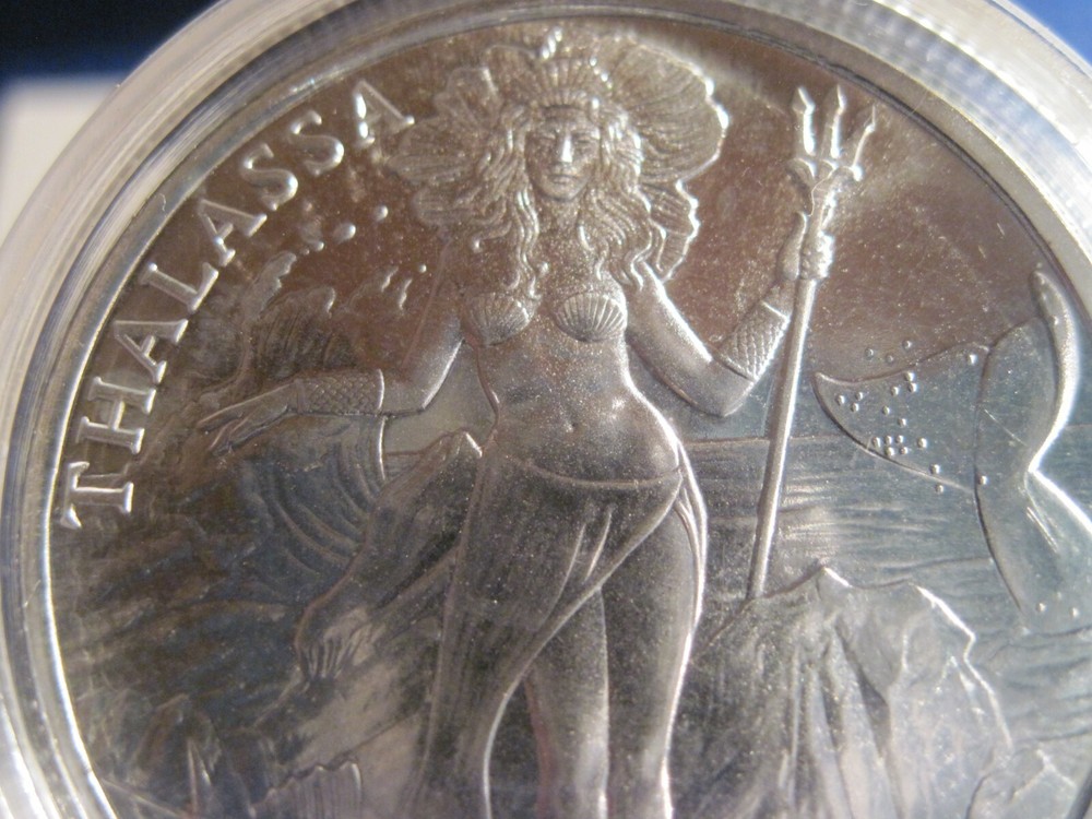 THALASSA ONE OUNCE .999 FINE SILVER