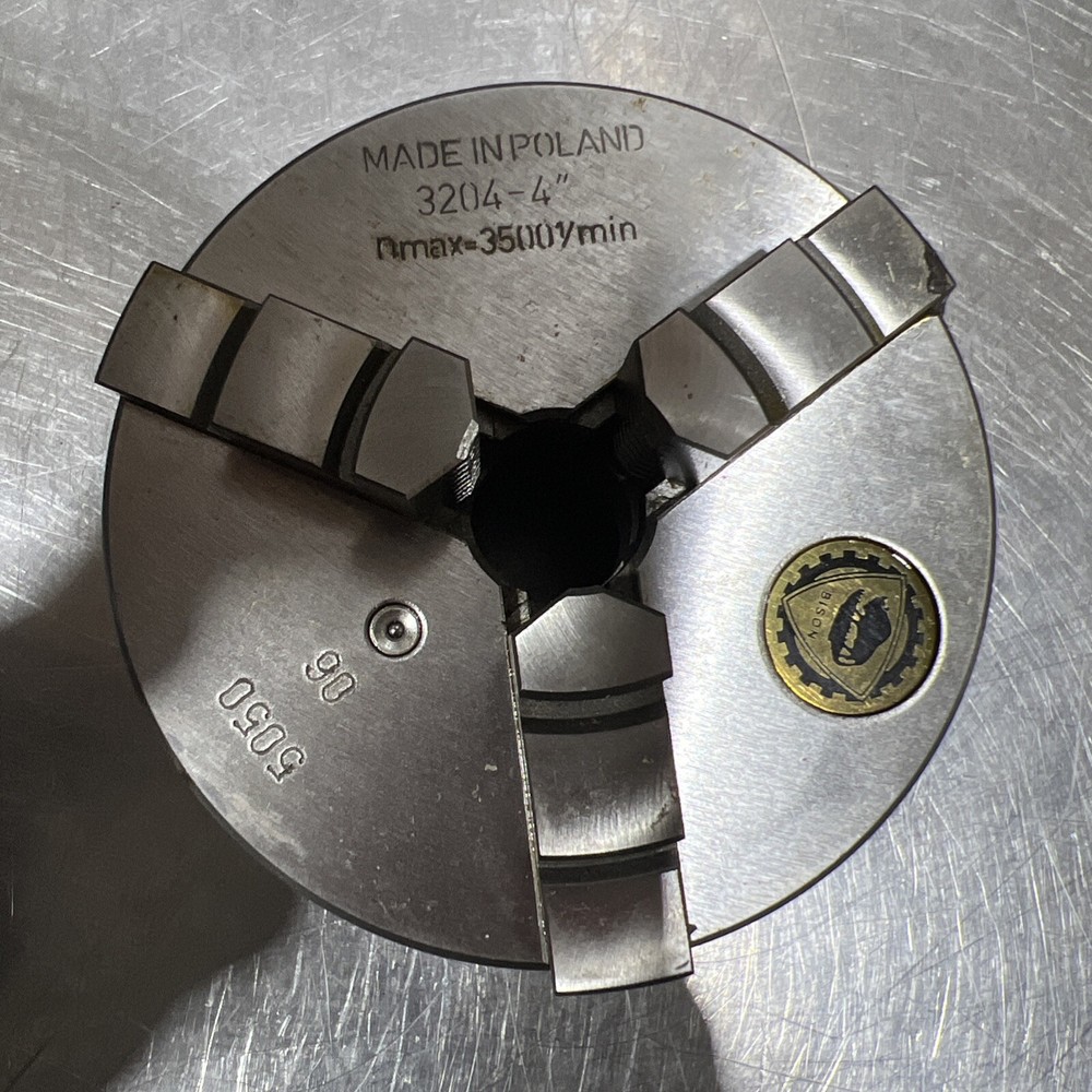 Intelitek Prolight Turning Center Bison Chuck 3204-4”. Used Surplus