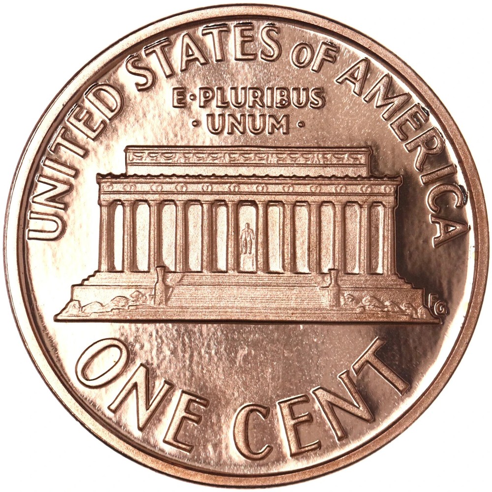 1989 S Proof Lincoln Memorial Cent from Proof set
