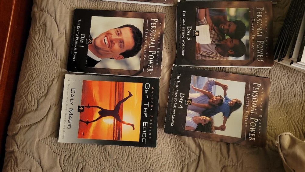 ANTHONY ROBBINS TWO SETS "GET THE EDGE"