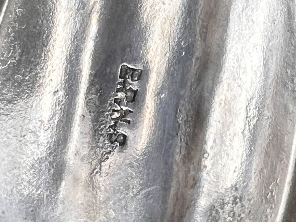 Silver Plated Oval Bowl With Handle Marked BPHS ?