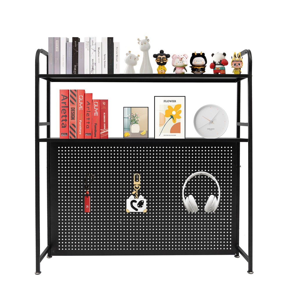 Stylish Desktop Bookshelf with 2 Shelves for Organized Storage Solutions