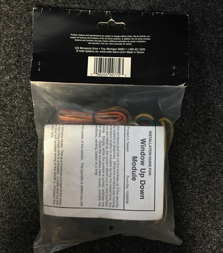 CODE ALARM WCM1 WINDOW CONTROL MODULE NEW