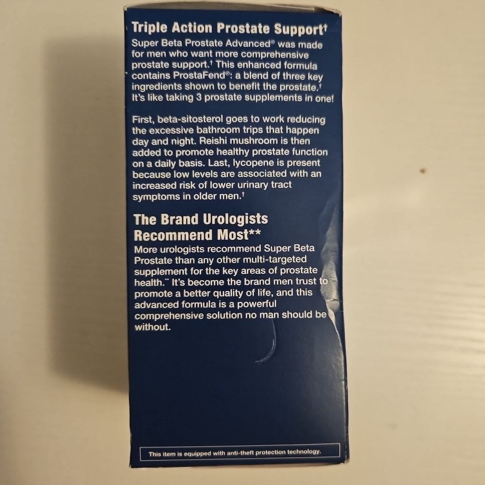 Super Beta Prostate Advanced Berry Chewables 60 Ct Exp 2027+