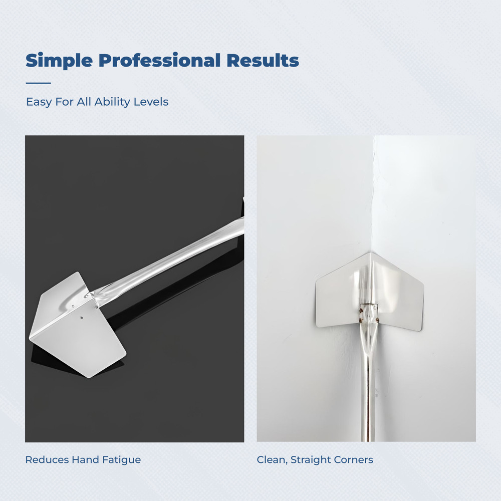 90 Degree Angle Spatula Ergonomic Handle Corner Trowel Smooth Finish