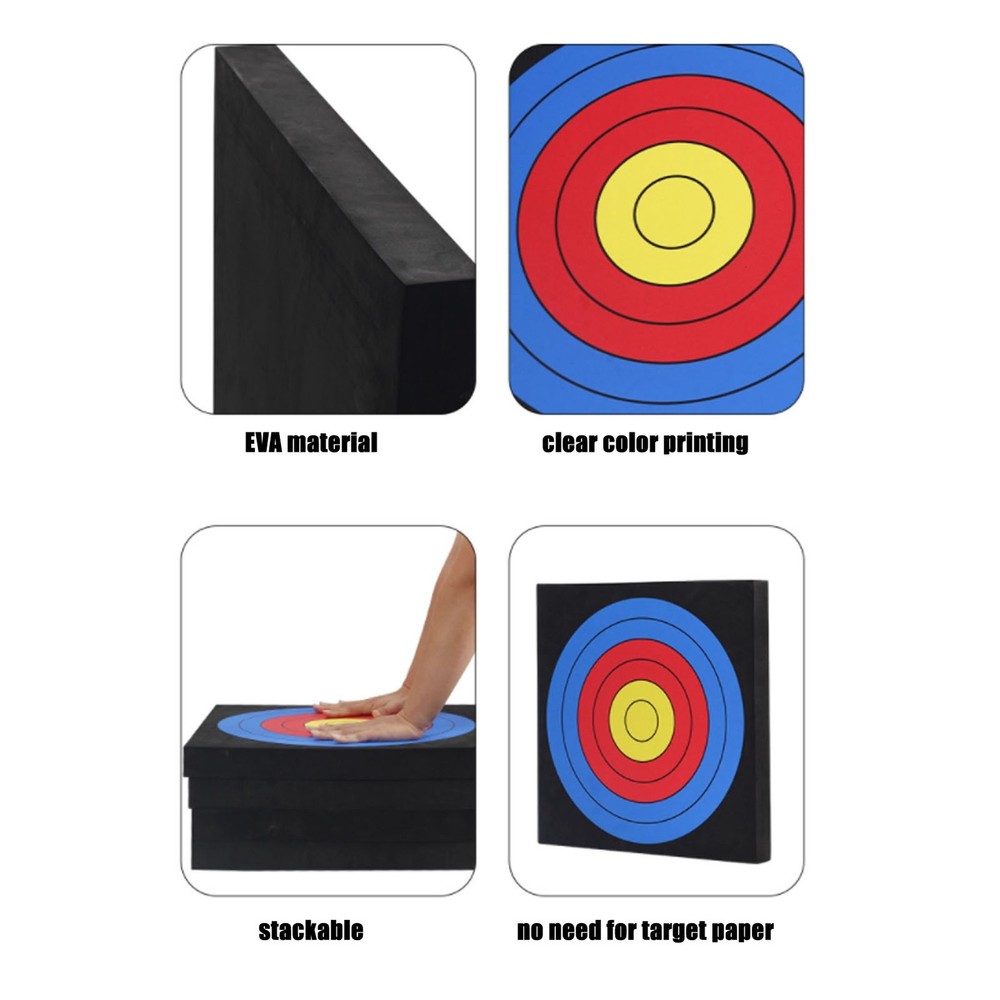 Square EVA Target 10 Color Printing Stackable Outdoor Portable A TUZB
