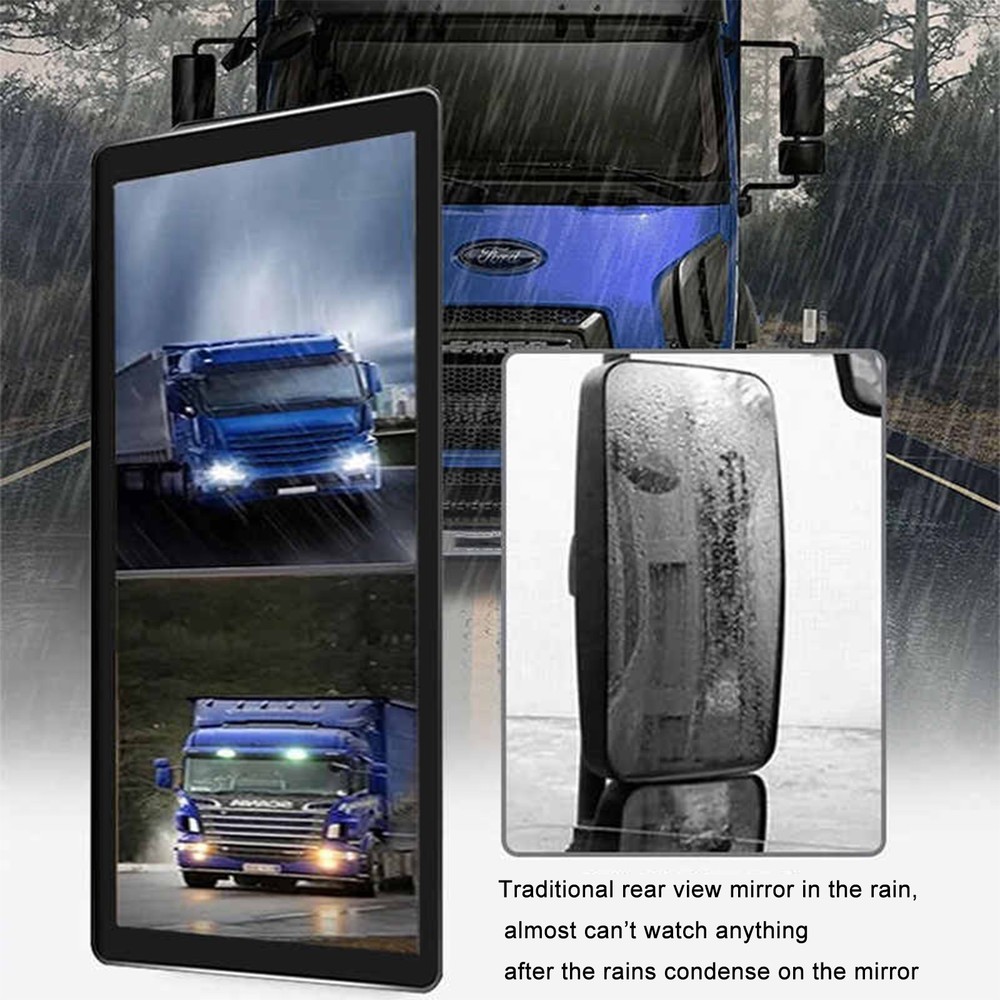 10.36" Electronic Rear View Mirror Camera System For Truck Bus Side Blind Area