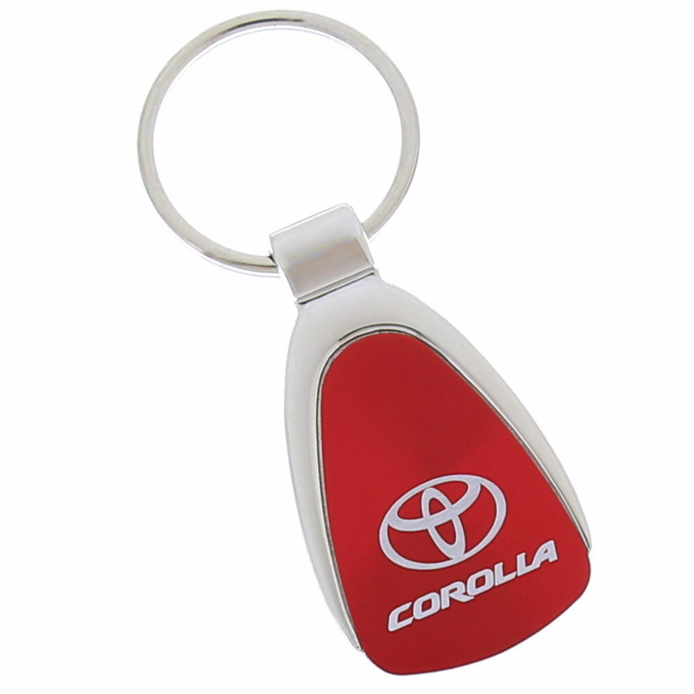 Toyota Corolla Tear Drop Key Ring (Red)