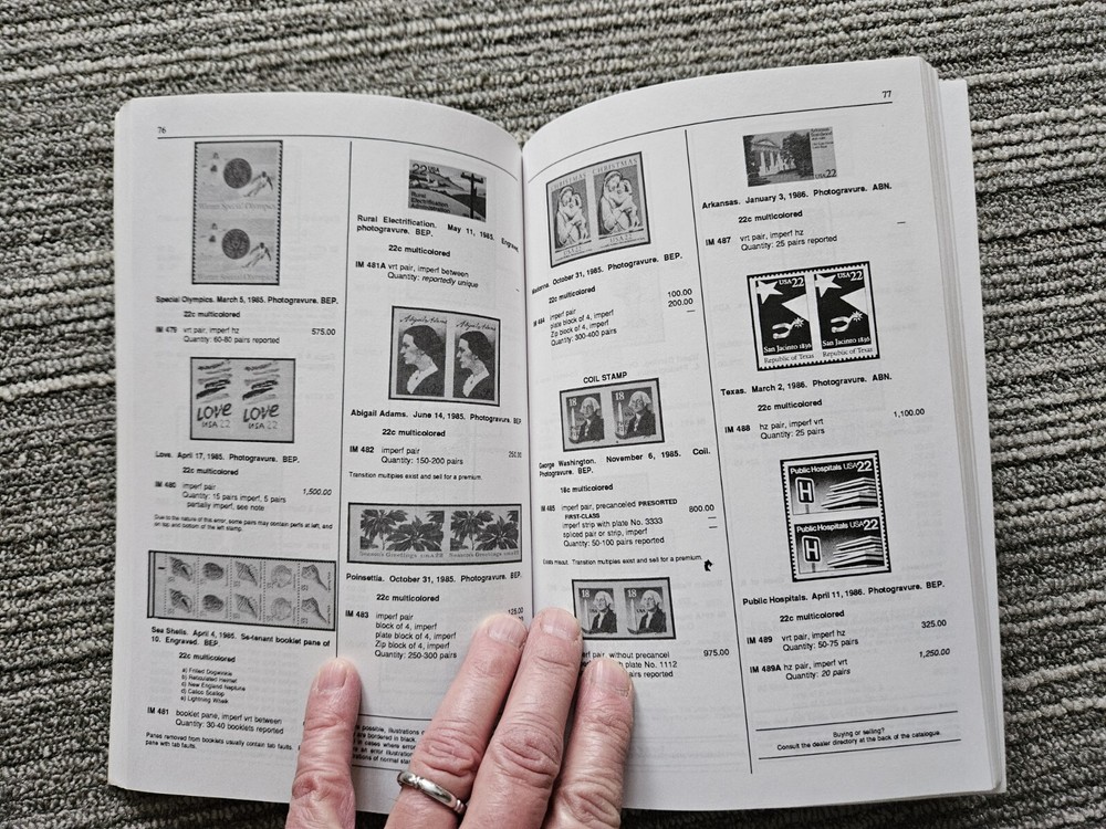 1999 Catalog of Errors on Us Postage Stamps by Datz, Stephen R.