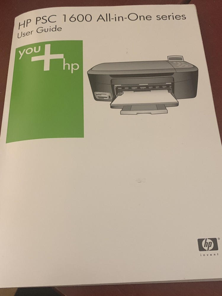 #276 HP PSC 1600 All-in-One Series User Guide and Setup Guide