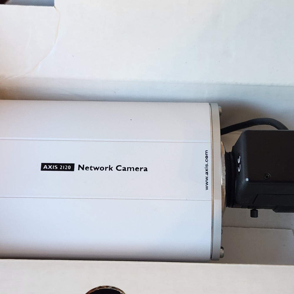 Axis 2120 IP Network Web Security Surveillance CCTV Camera & Lens