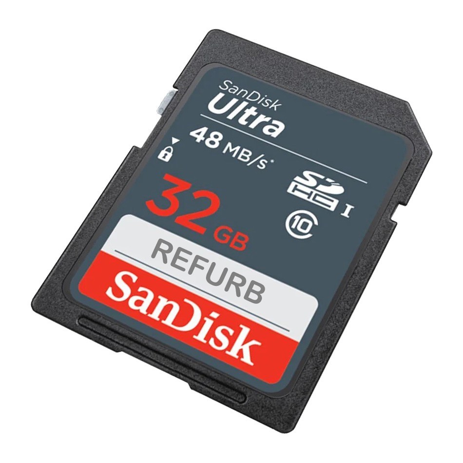LOT 10x SanDisk SD Ultra 32GB - Class 10 SDHC-I 48MB/s Flash Memory Card