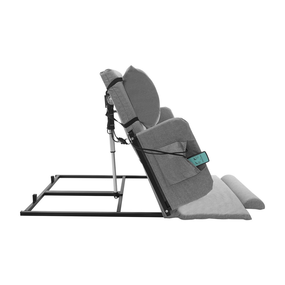 Electric Lift Backrest Bed Grey Electric Lifting Adjustable Bed Back Rest