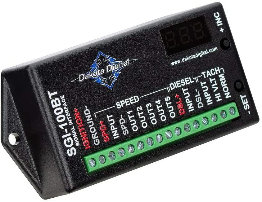 Dakota Digital Universal Speedometer Tachometer Interface tach speedo SGI-100BT