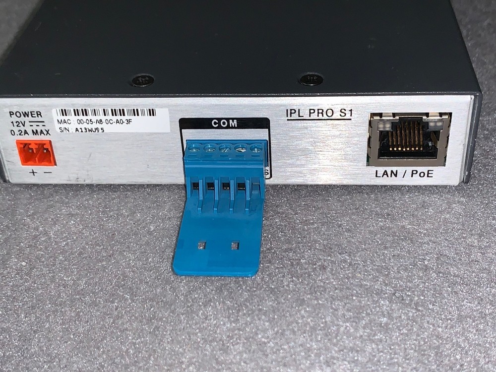 Extron IPL Pro S1 IP Link Pro Control Processor w/ OeM Power Adapter & Cord