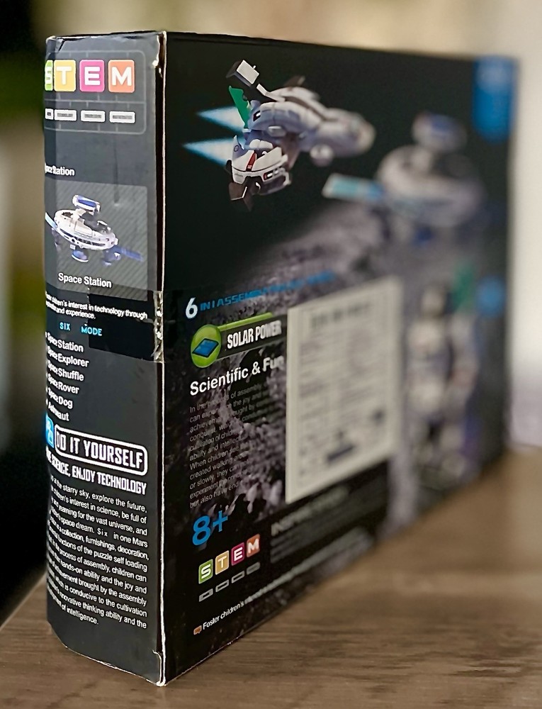 Fun + Science 6 - 1 Kit STEM Building Learning Space Based DIY Green Sealed