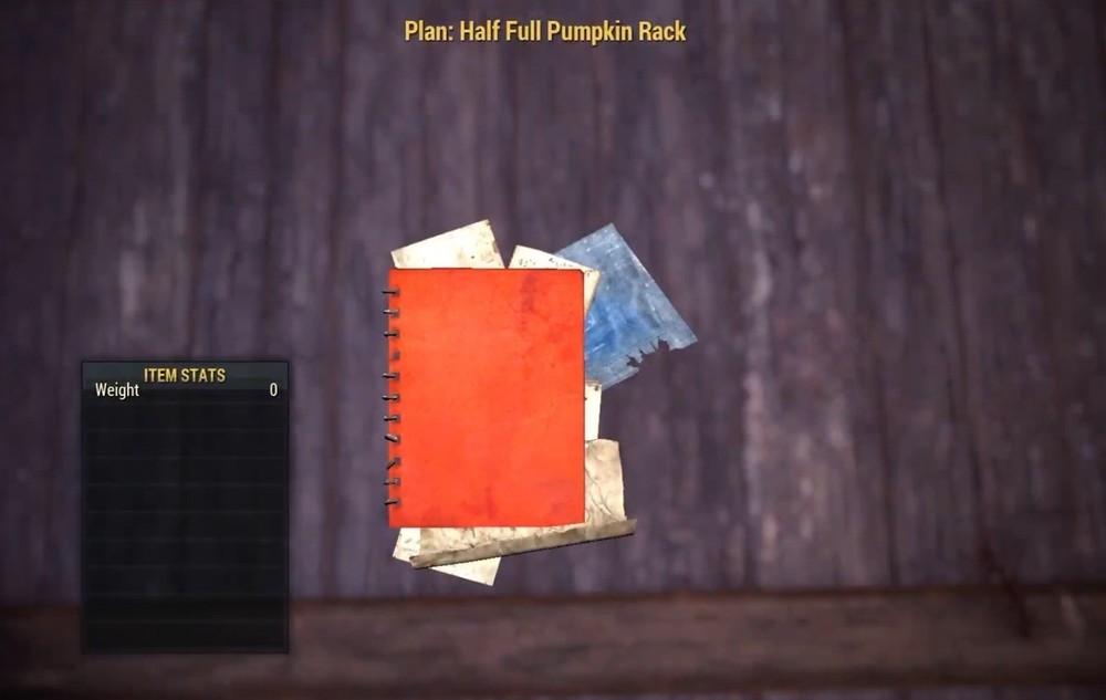 (Xbox) Half Full Pumpkin Rack Plan