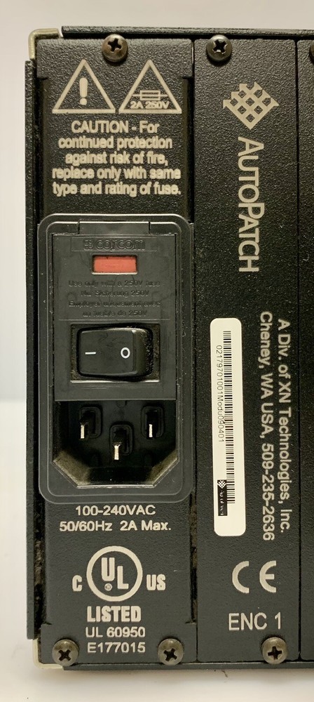 AutoPatch 3RU Modula Series Local Control Panel for Matrix Switchers