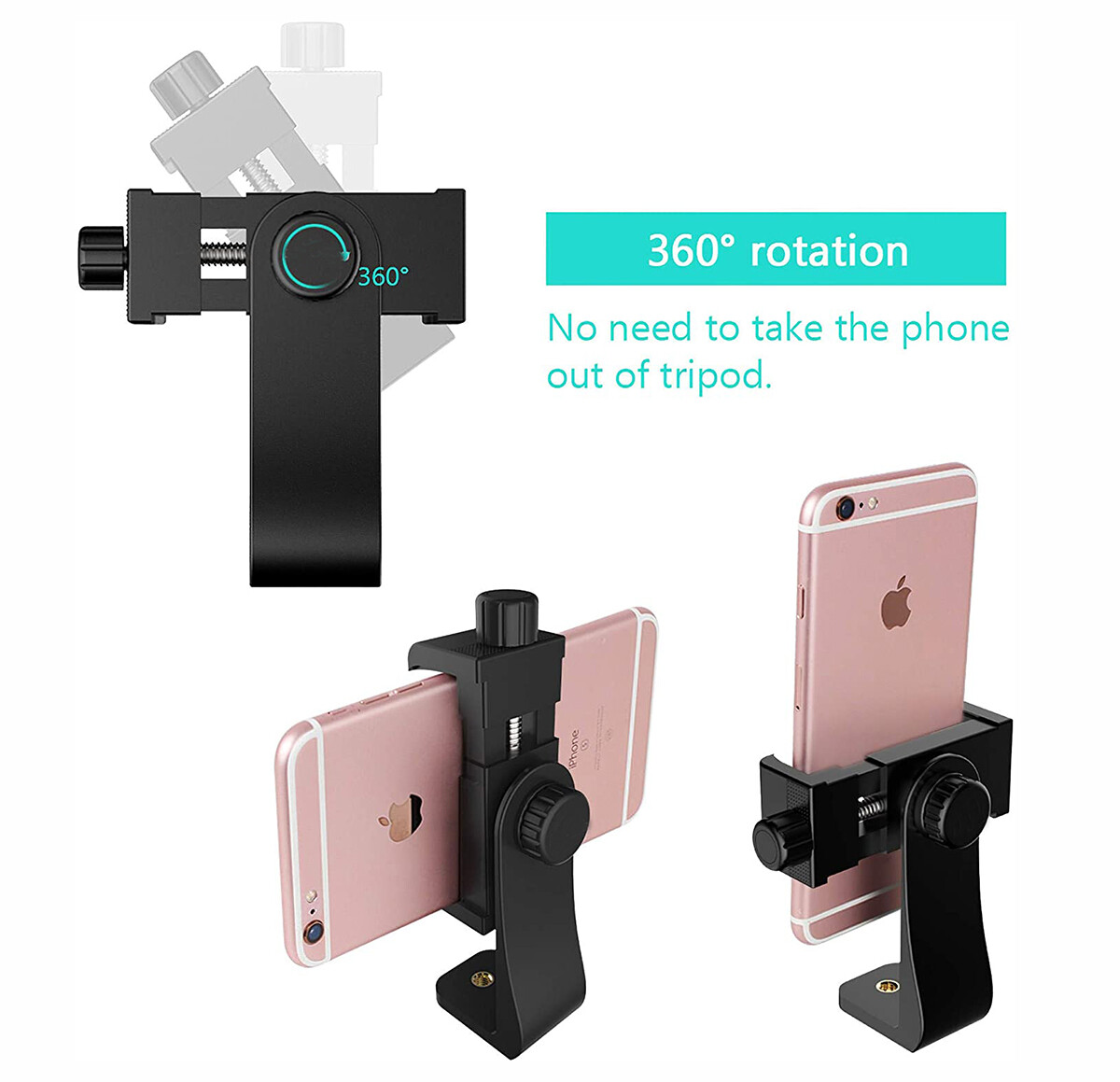 Mobile Tripod Adapter Universal Smartphone Cell Phone Holder Mount Adapter