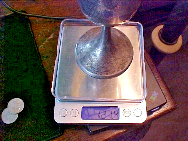 WW2 1941 Dated Infantry School Horse Show Sterling Silver Goblet Trophy 3.9 Ozs