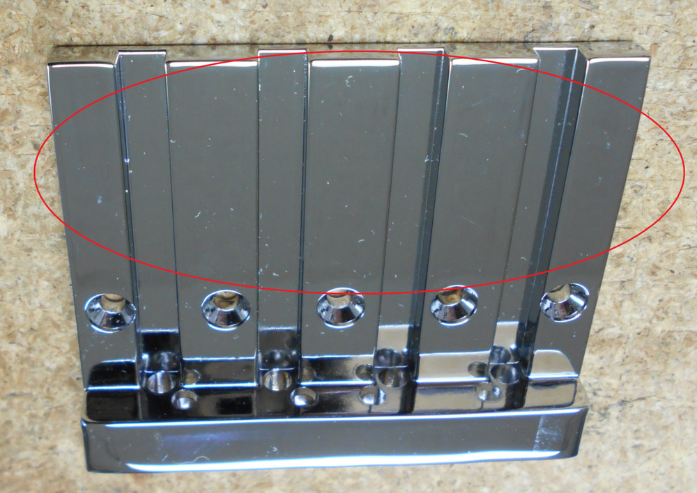 Hipshot 4 String MassKicker Bass Bridge Chrome - OPEN BOX