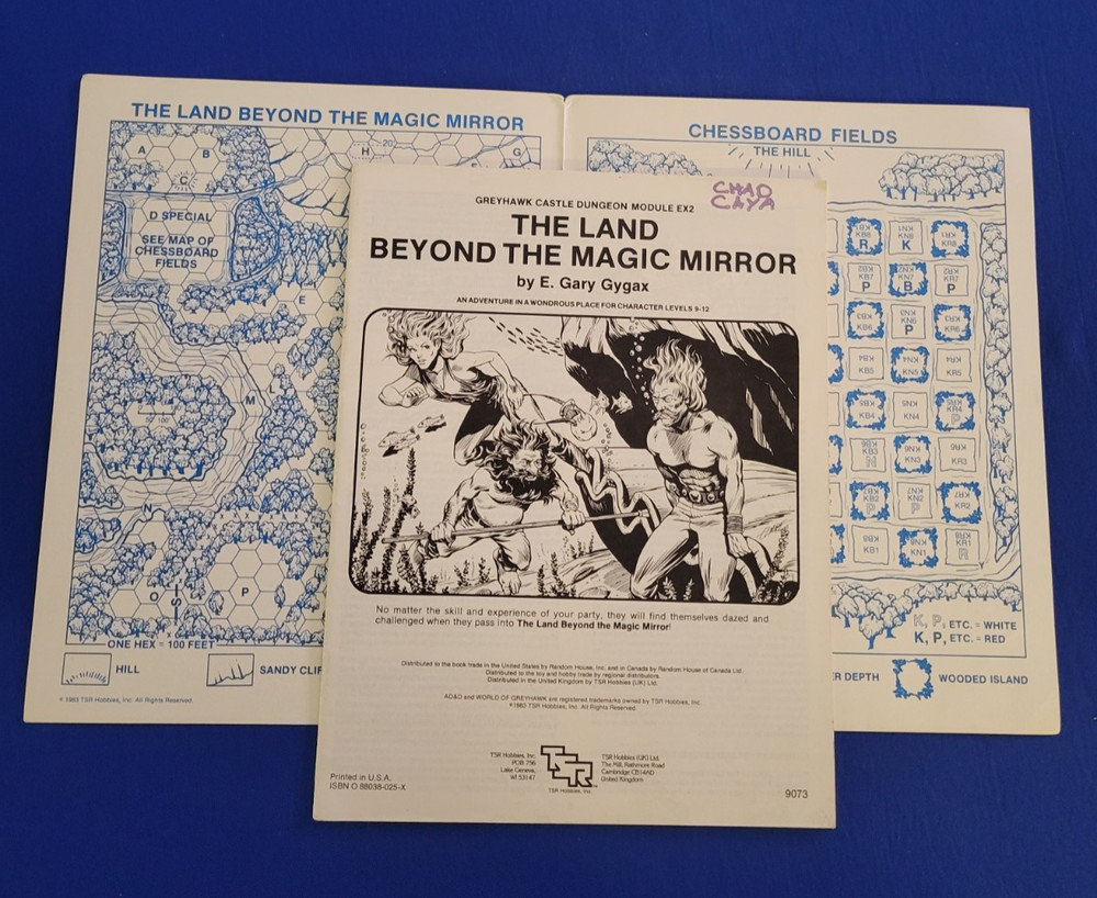 The Land Beyond the Magic Mirror Adventure Module - AD&D EX2