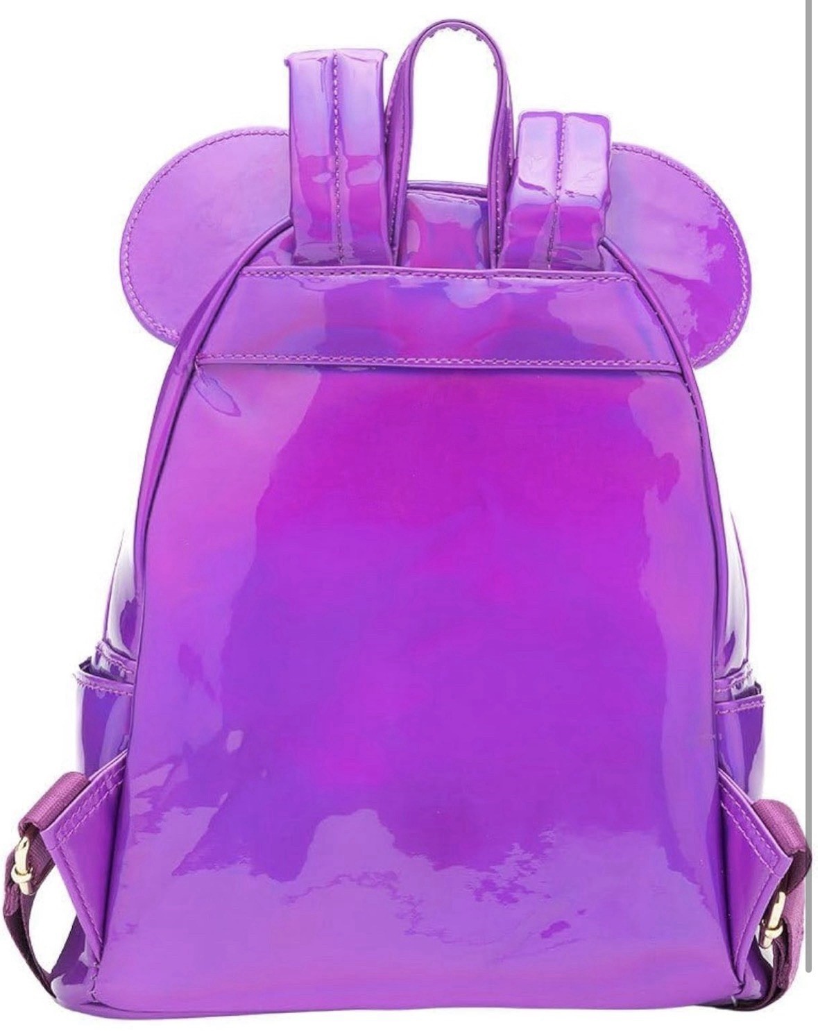 Loungefly Disney Mickey Mouse Holographic Amethyst Mini Backpack NWT