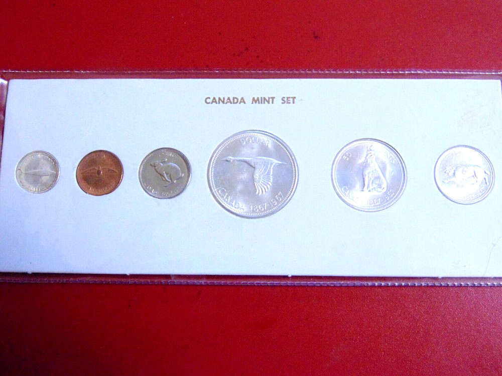 CANADA 1967 centennial BU UNCIRCULATED silver coin year SET