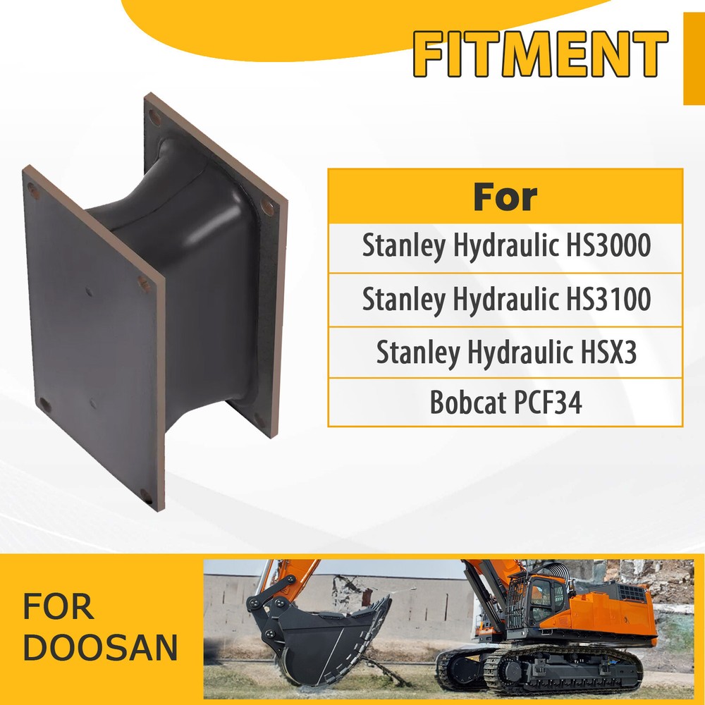 4 Pack Vibratory Compactor Rubber Shock Mounts For Stanley & Bobcat Hydraulic