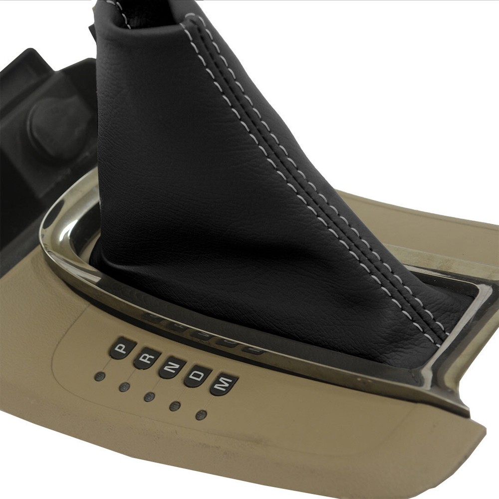 Automatic Shift Boot PVC Leather for Chevrolet Malibu 2008-2012 Gray Stitch