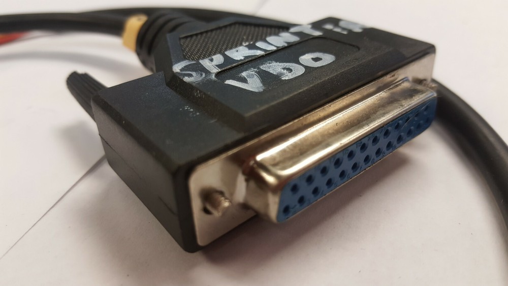 MB SPRINTER VDO DASH CABLE SET WITH ALLIGATOR CLIPS DASH FIXER DIGA TACHO PRO