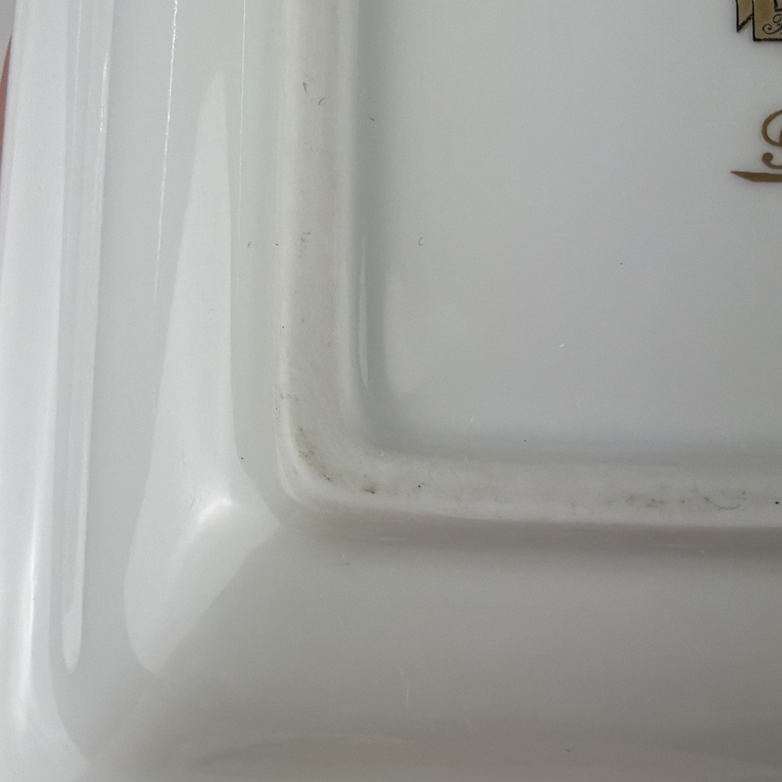 Gucci x Richard Ginori Flora Floral Porcelain Square Ashtray Italy Vintage 5.5"