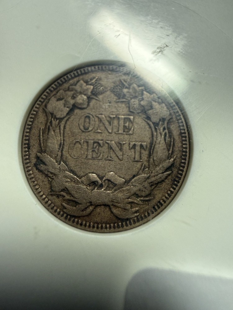 1857 Flying Eagle Cent 1C ANACS EF45 Extra Fine Soap Box Excellent FE