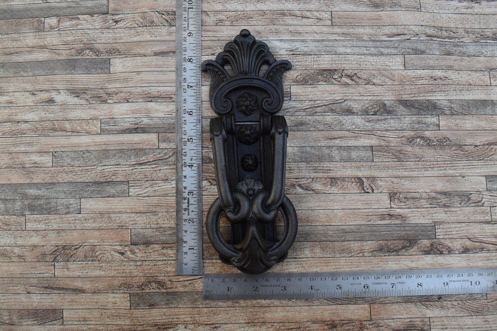 Vintage Style Cast Iron Knocker Beautiful Design Front Door Gate Pull Handle