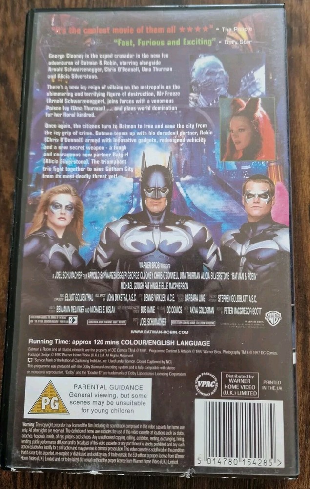 Batman And Robin (VHS/SUR, 1997)
