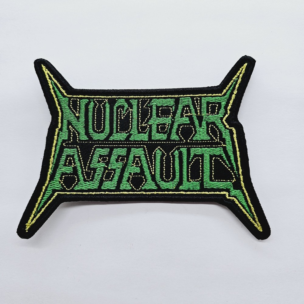 Nuclear Assault Green  Logo  EMBROIDERED PATCH