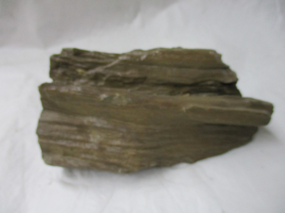 Solid Concrete Realistic Brown Log Shaped Figurine