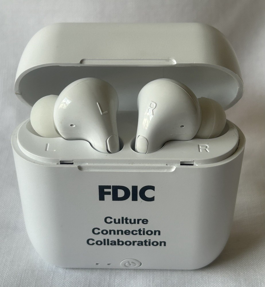 New Wireless Earbuds & Charging Box Promoted By FDIC.  #719722