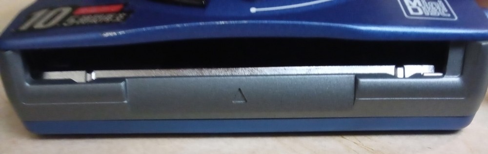 SHARP MD-SS311-A BLUE Slot-In MDLP MiNiDiSC Player CD NICE CONDITION WORK