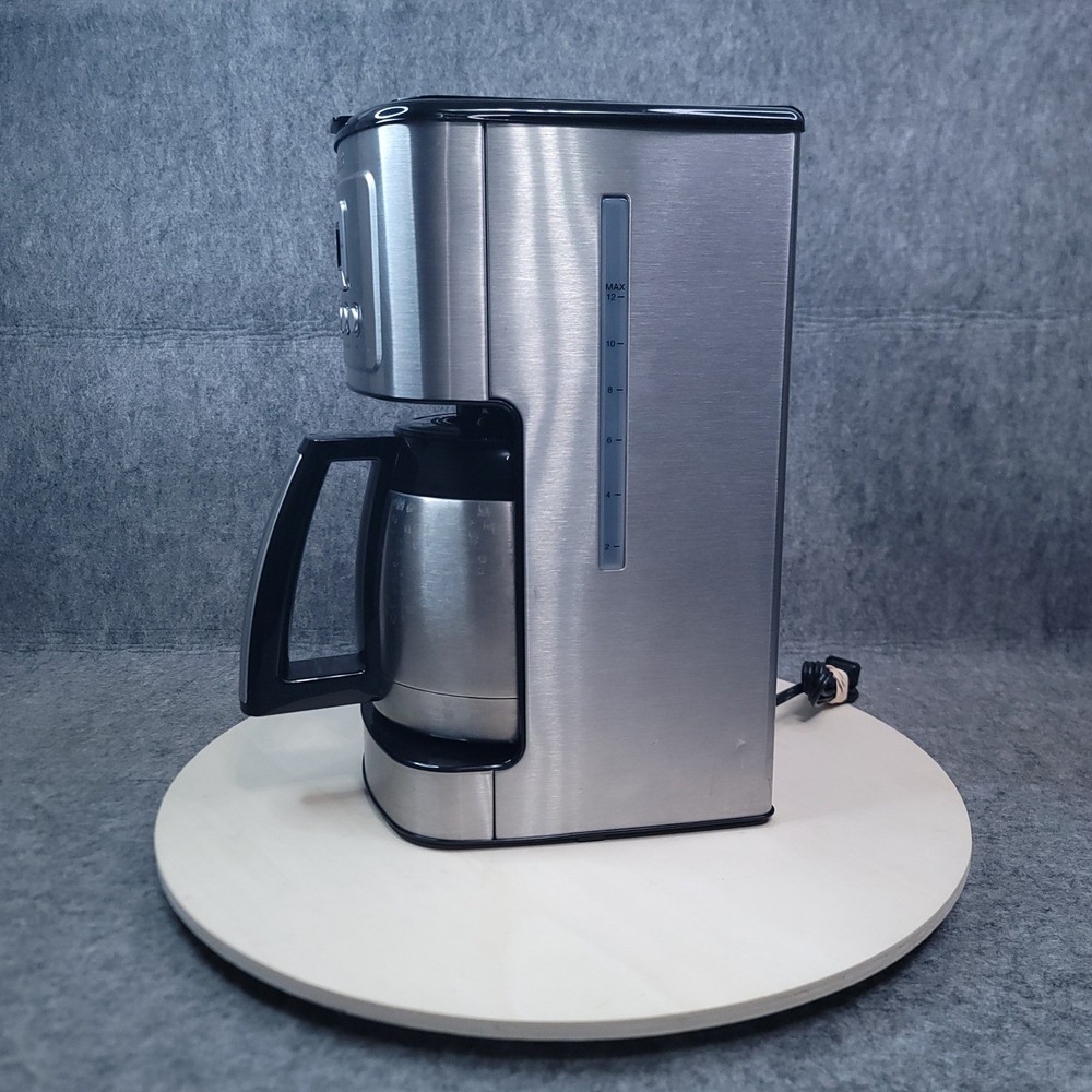 Cuisinart DCC-3400 12-Cup Programmable Coffeemaker Thermal Stainless Silver