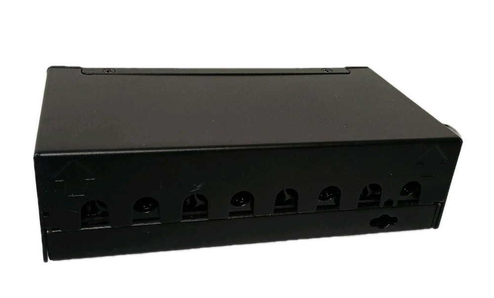 Enmane 8 Port Patch Panel CAT6A Keystone Shielded Network Panel For Home Office