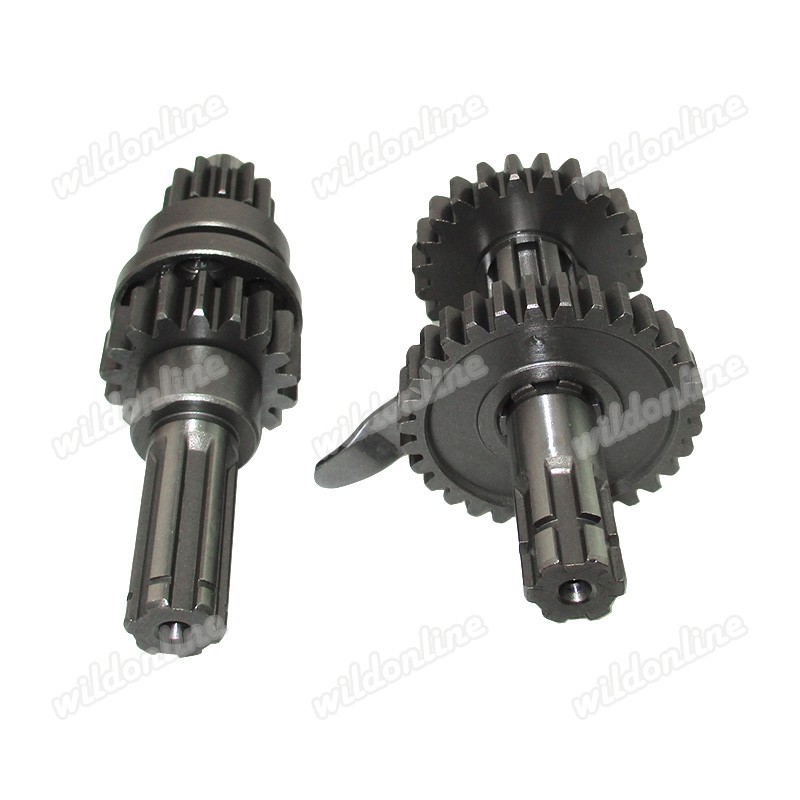 Gear Transmission Main Counter Shafts For YX 110cc125cc 1+1 ATV Quads Go Karts