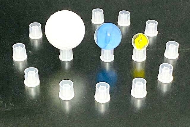 (LOT OF 200) MARBLES ORBS BALL SPHERE EGG COLLECTION DISPLAY STANDS ⭐BULK DEAL!⭐