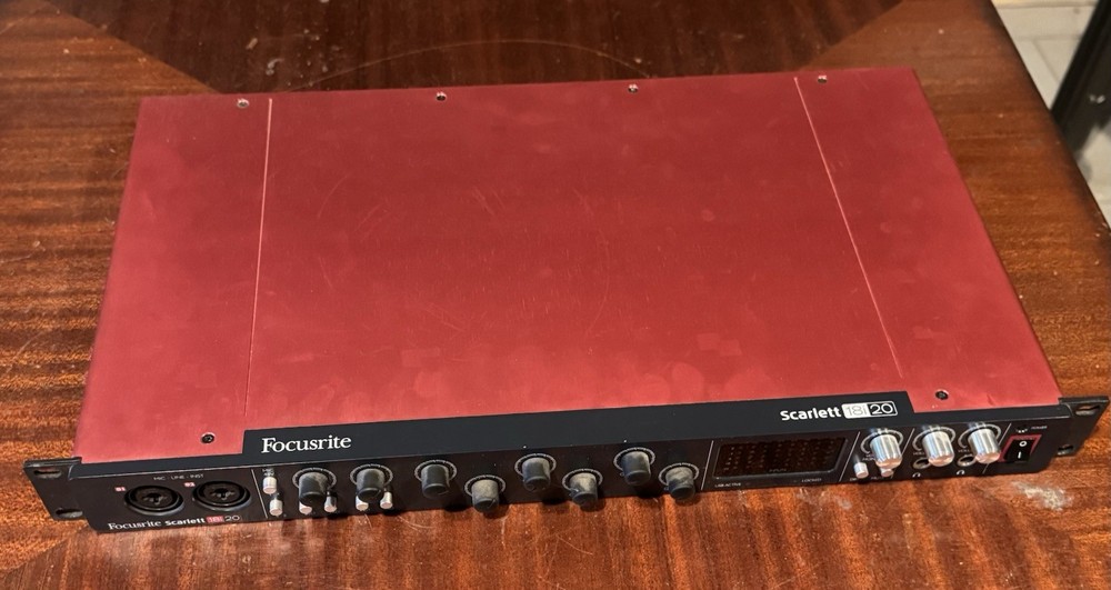 Focusrite Scarlett 18i20 USB 1st Gen Audio Interface Rackmount