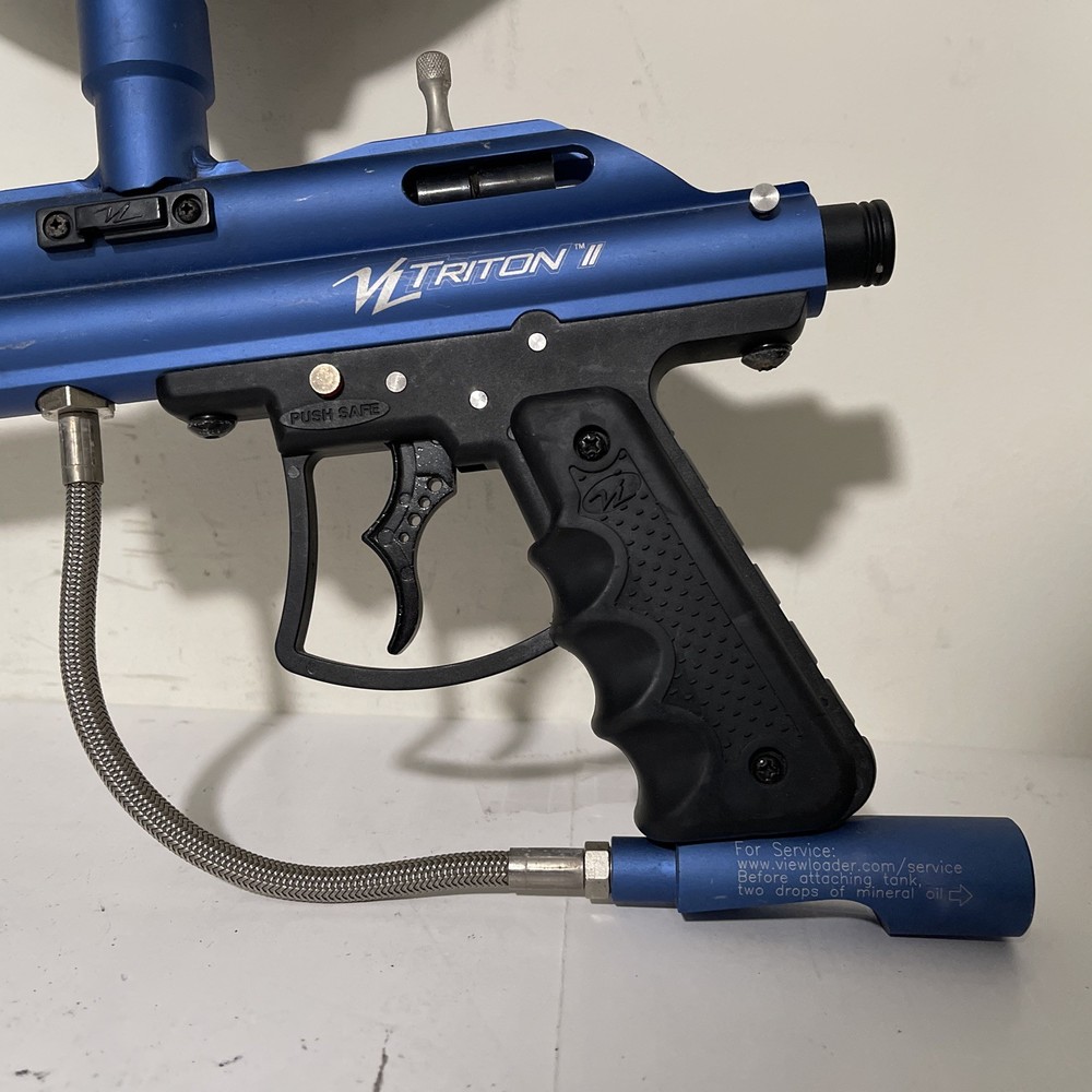 VL Triton II Blue Paintball Marker (Does Not Include Stand Pictured)
