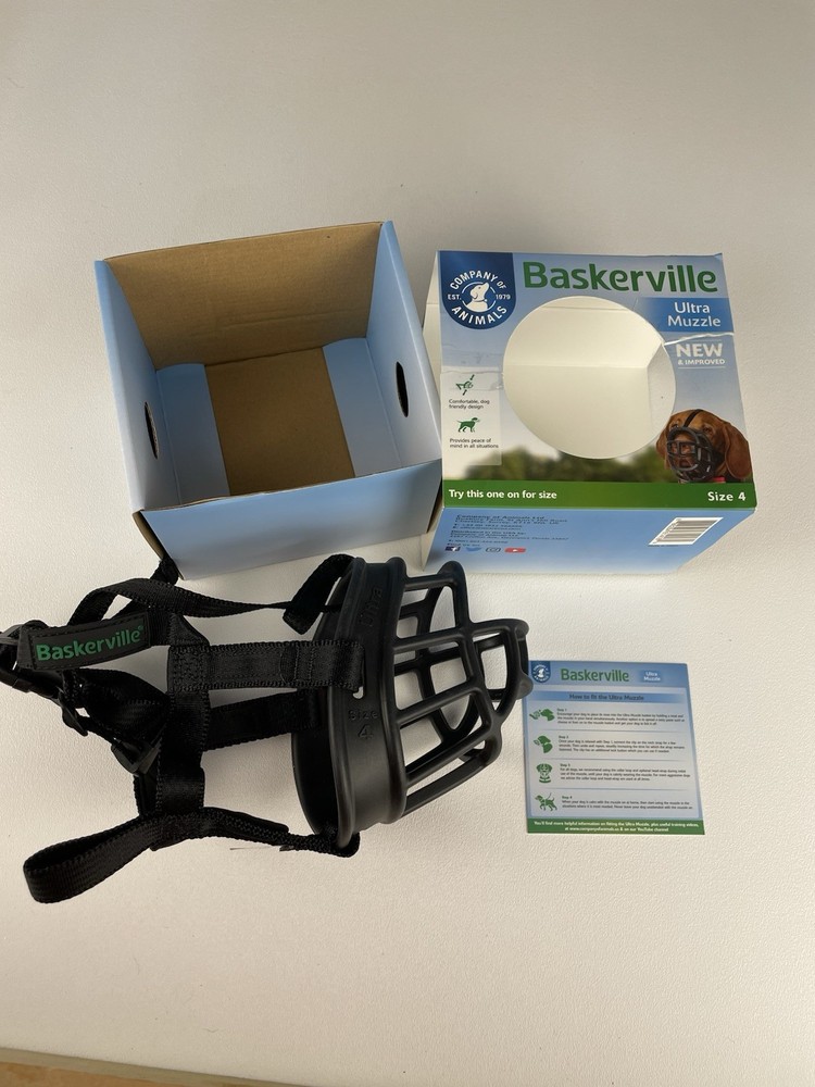 New Baskerville Ultra Basket Muzzle Size 4