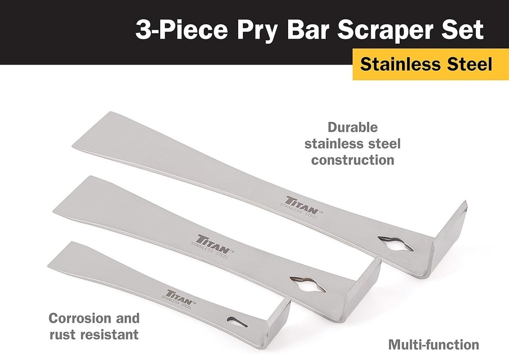 Titan Tools 17007 Prybar Scraper Set