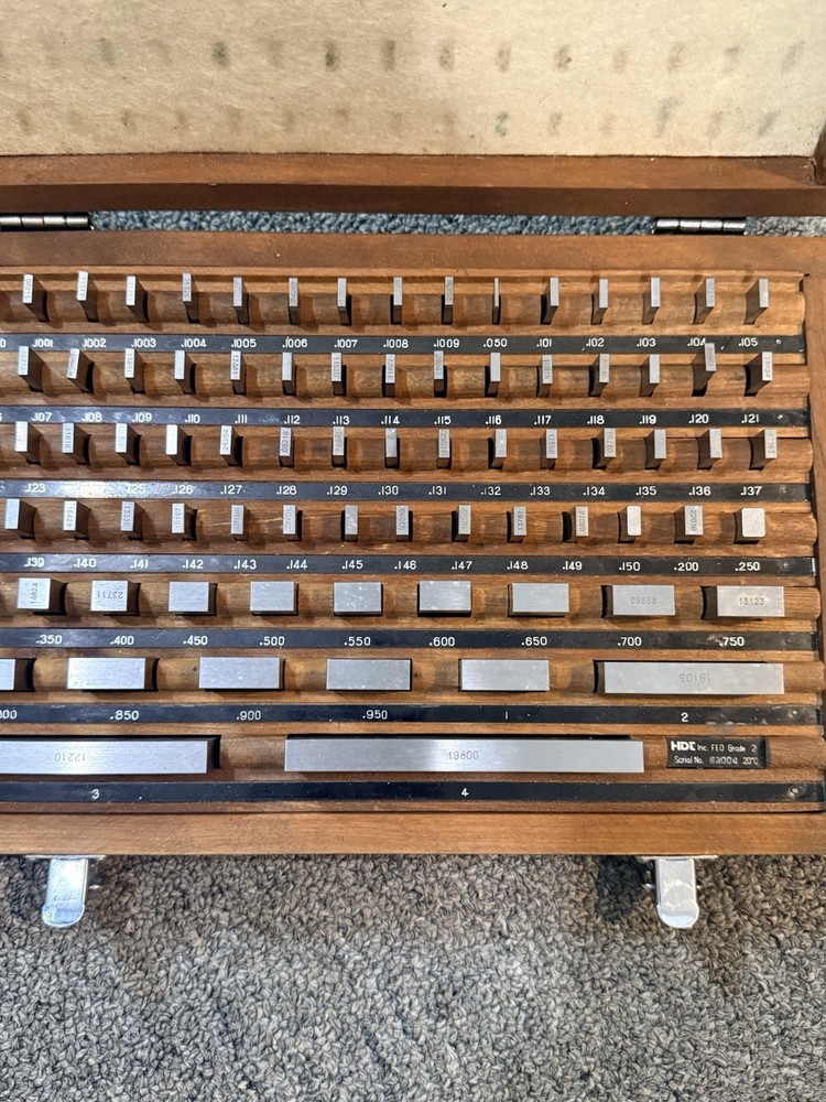 HDT GAGE 81 pc BLOCK SET FED GRADE 2