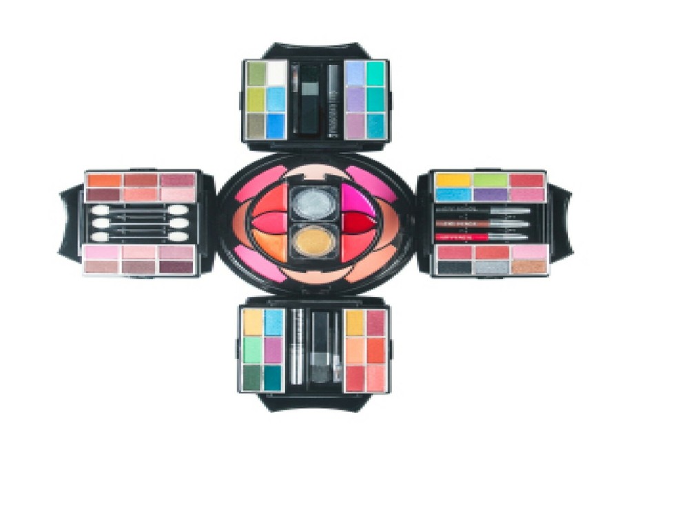 CAMEO GLOBE EYESHADOW LIP FACE CARRY ALL COMPLETE MAKEUP KIT