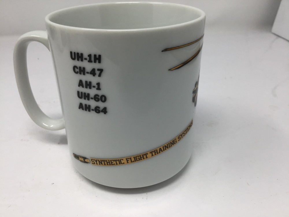 Synthetic Flight Training Systems Coffee Cup Mug Gold Black